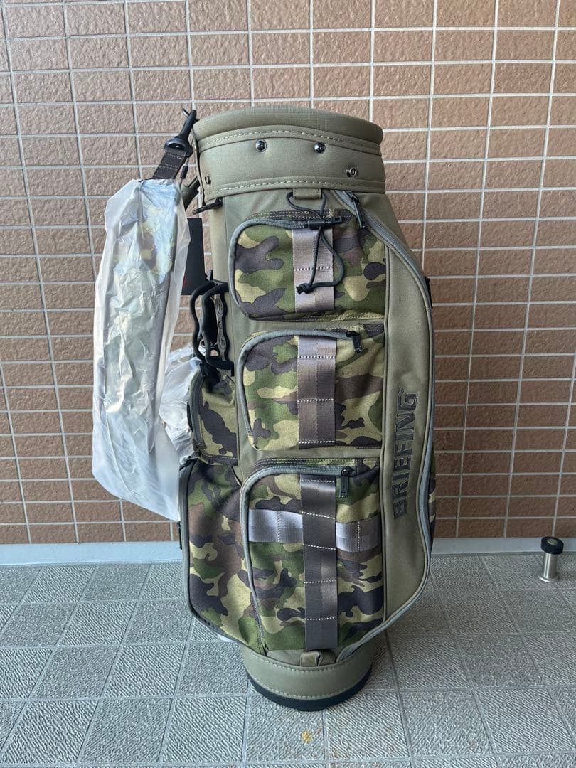 新品未使用　ブリーフィング　カモ　キャディバッグ