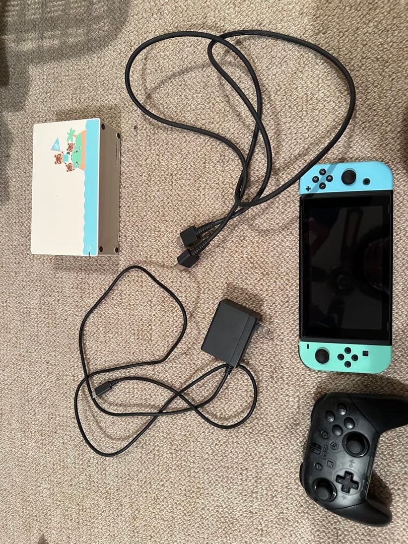 Nintendo Switch どうぶつの森デザイン 本体 付属品 プロコン