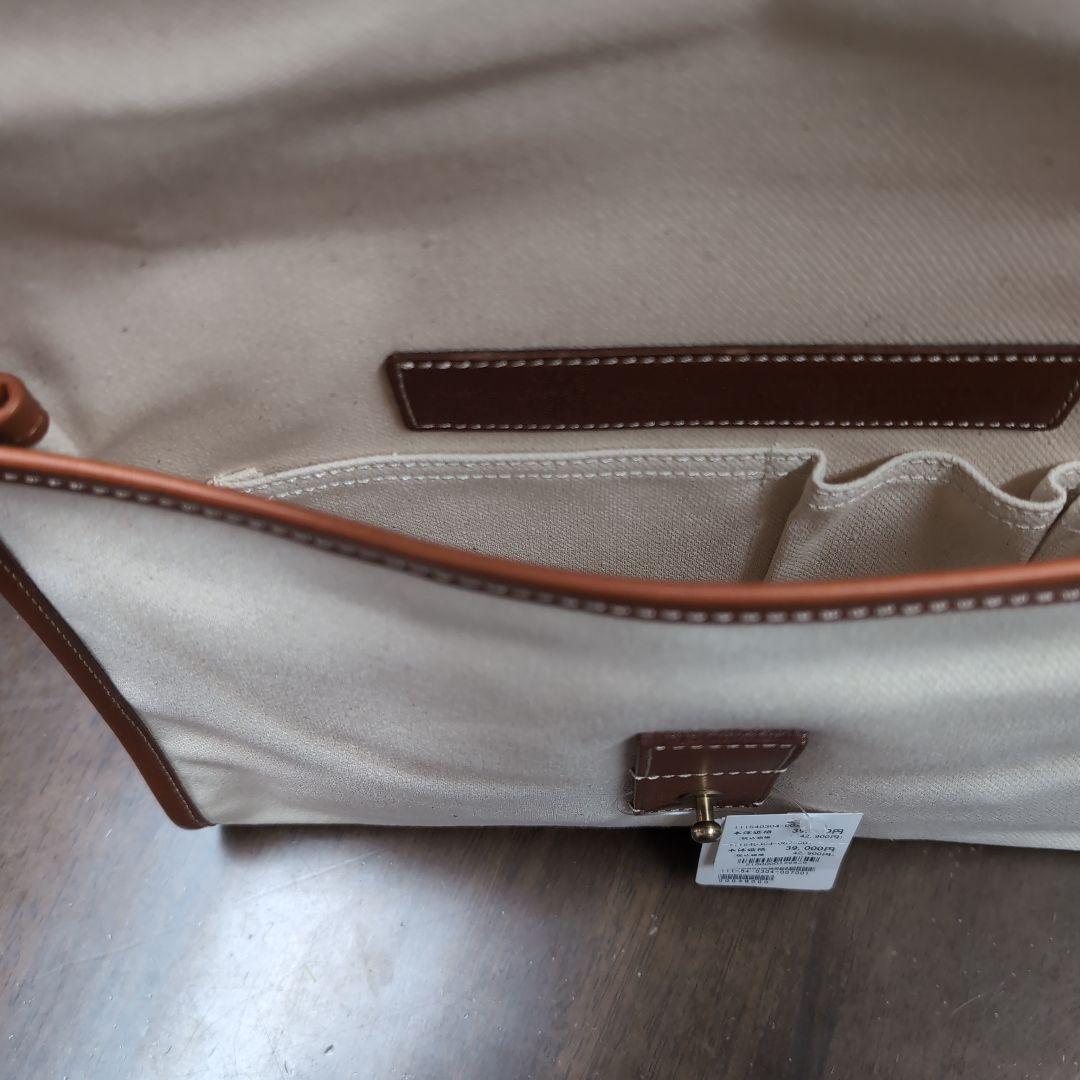 未使用品　Felisi フェリージ　キャンバスクラッチバッグ