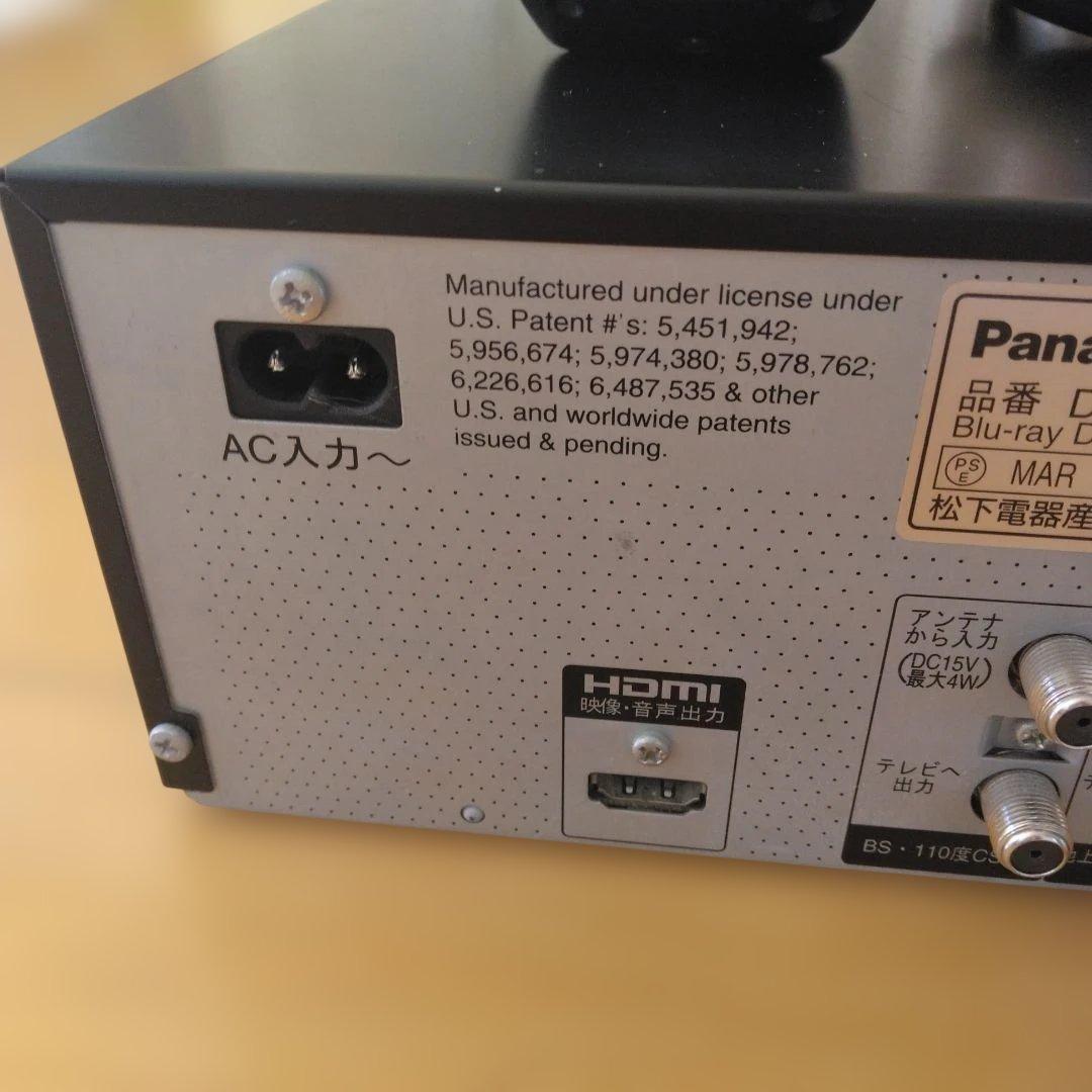 Panasonic VHS・ブルーレイレコーダー HDD対応