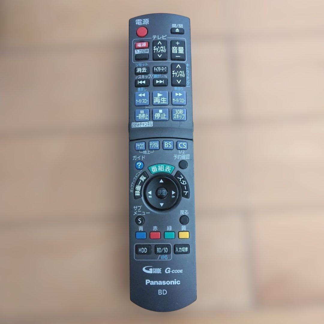 Panasonic VHS・ブルーレイレコーダー HDD対応