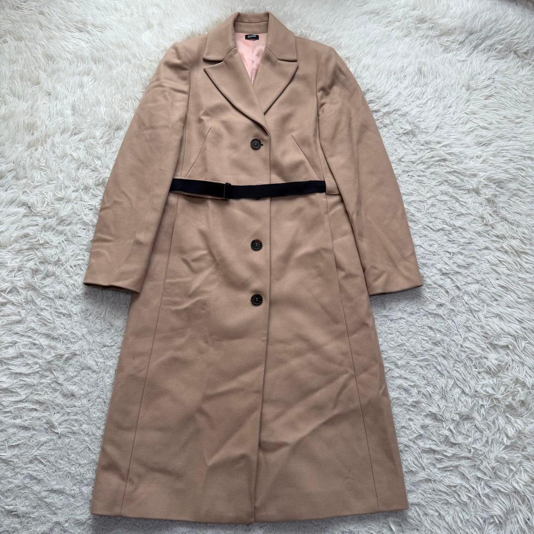 希少美品　カシミヤ　JILSANDER チェスターコート　ロングコート　ベージュ