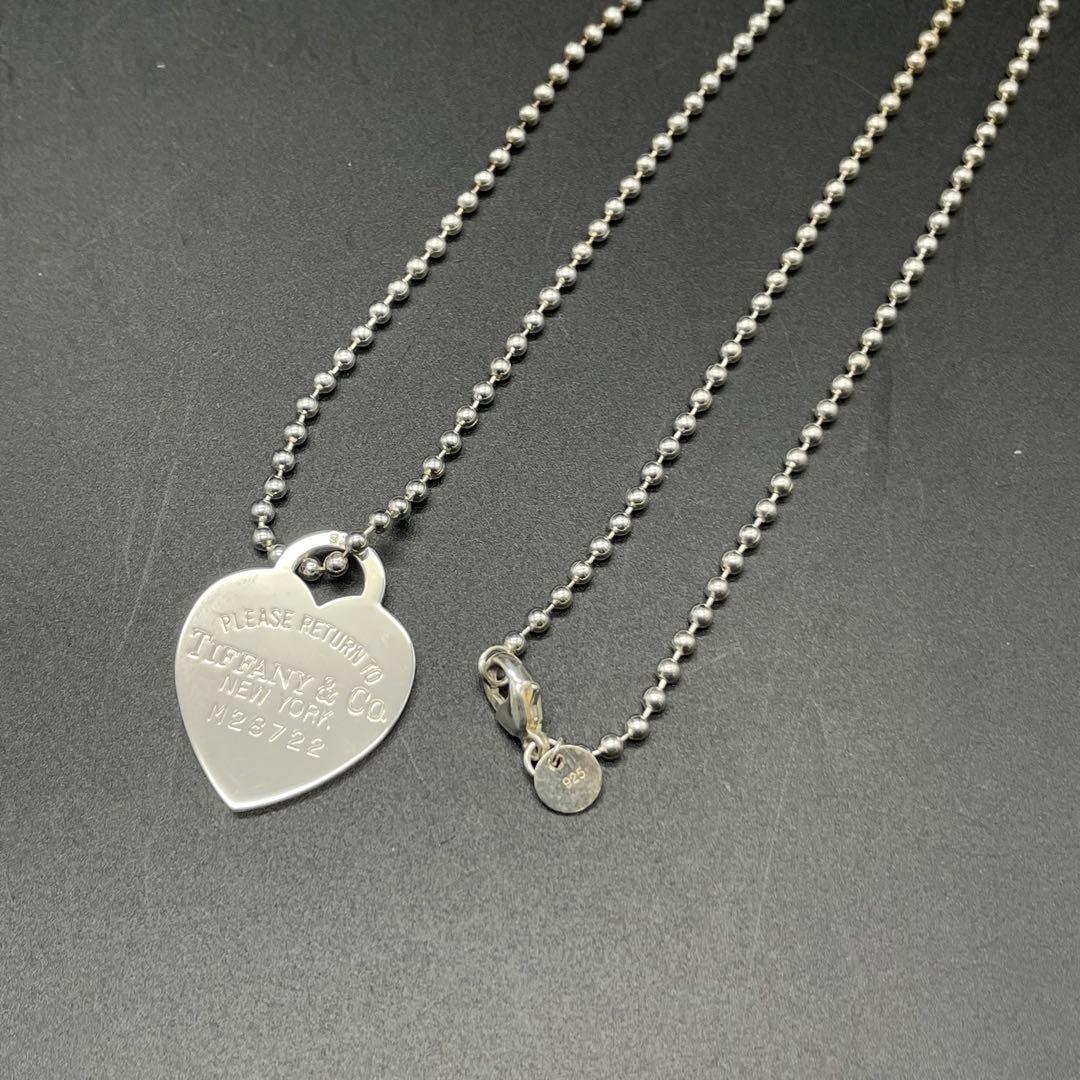 ◯Tiffanyリターントゥ ティファニー ハート ボールチェーン ネックレス