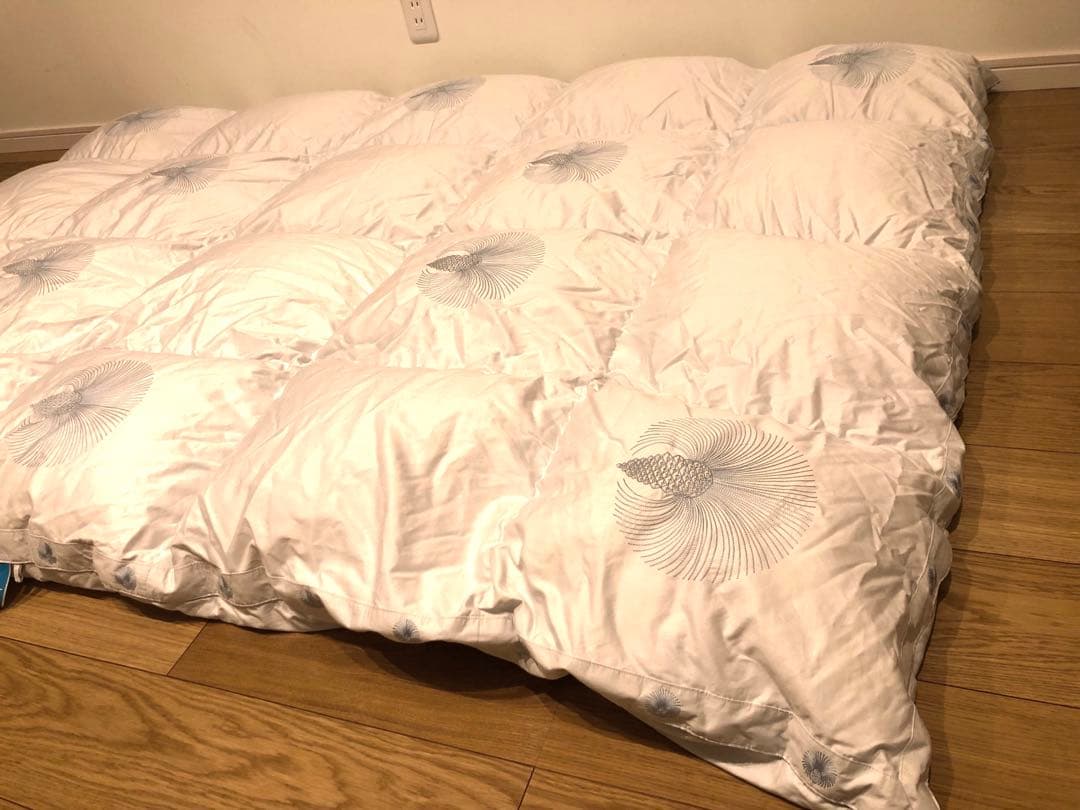 東京西川　シーアイランドコットン　海島綿 ハンガリーグースダウン90% 1.3