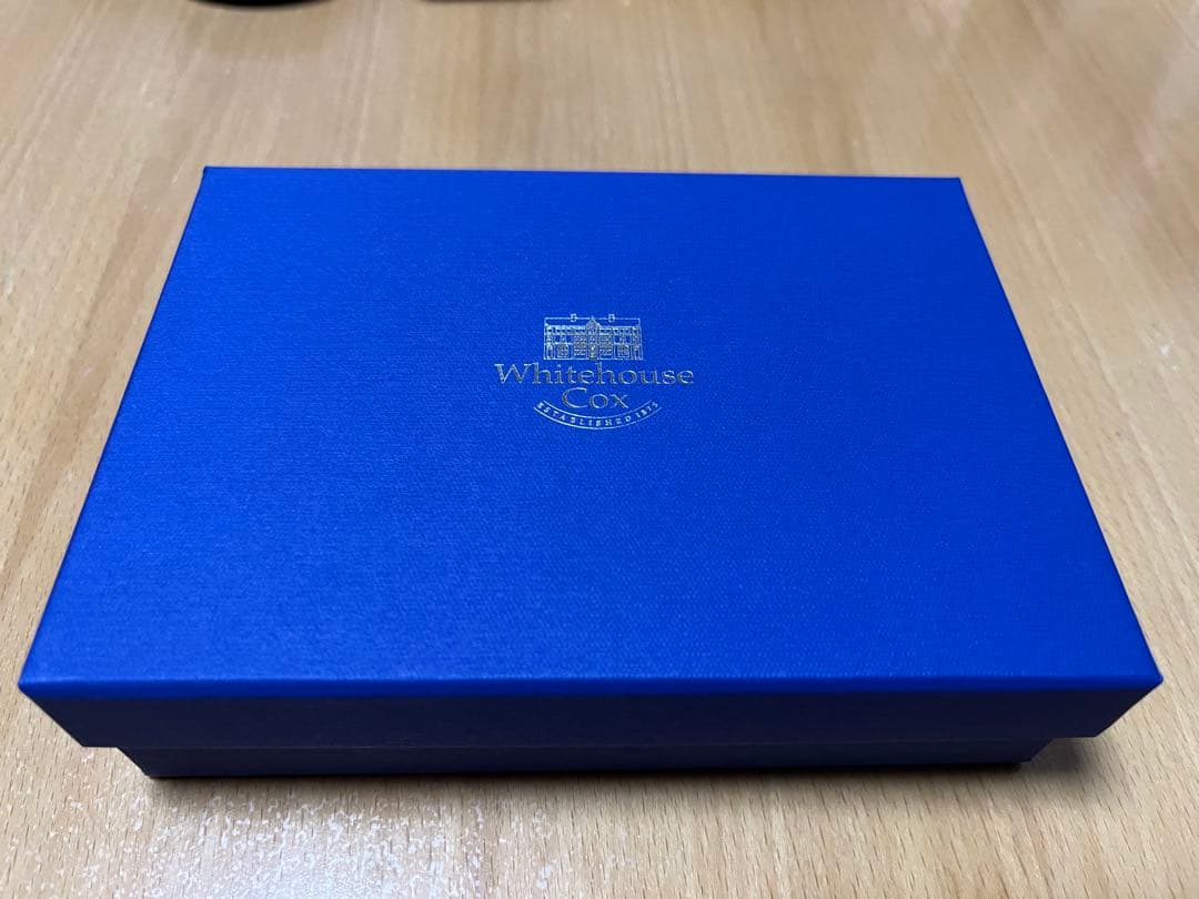 新品 ホワイトハウスコックス 即完売 限定バイカラー仕様 三つ折財布 ビギン掲載