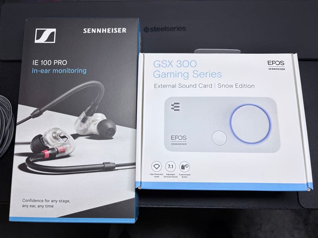 イヤホン Sennheiser IE 100 PRO & EPOS GSX 300
