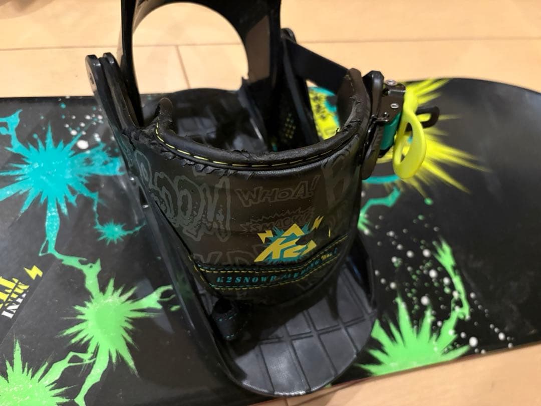 K2 スノーボード セット　ブラック/グリーン　110