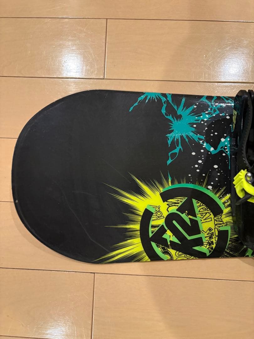 K2 スノーボード セット　ブラック/グリーン　110