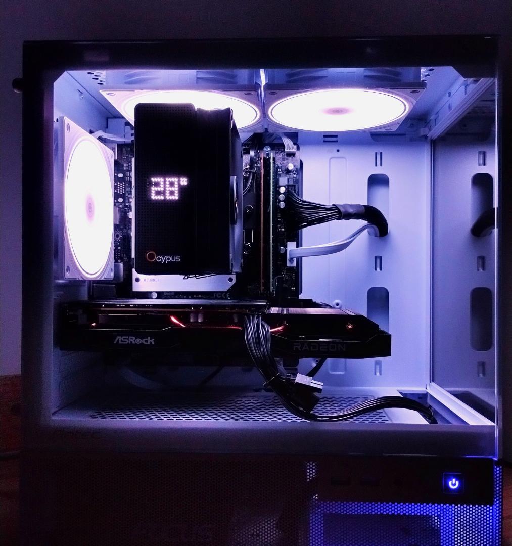 ゲーミングPC/Core i7 10700F/RX6600/新品 SSD1TB