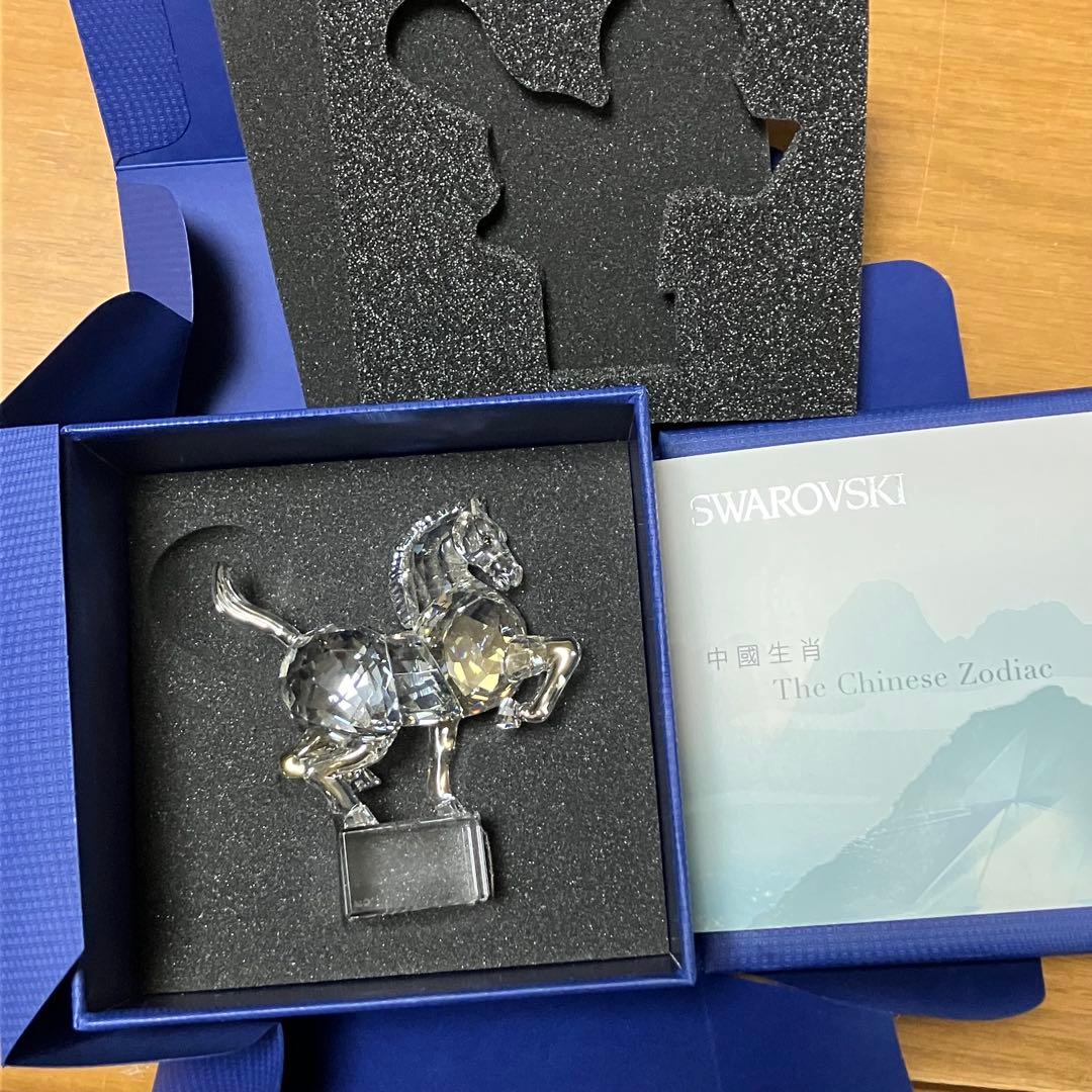 スワロフスキー 置物　午