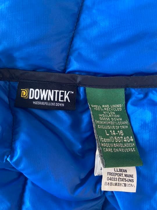 LLbean ダウンジャケット 160