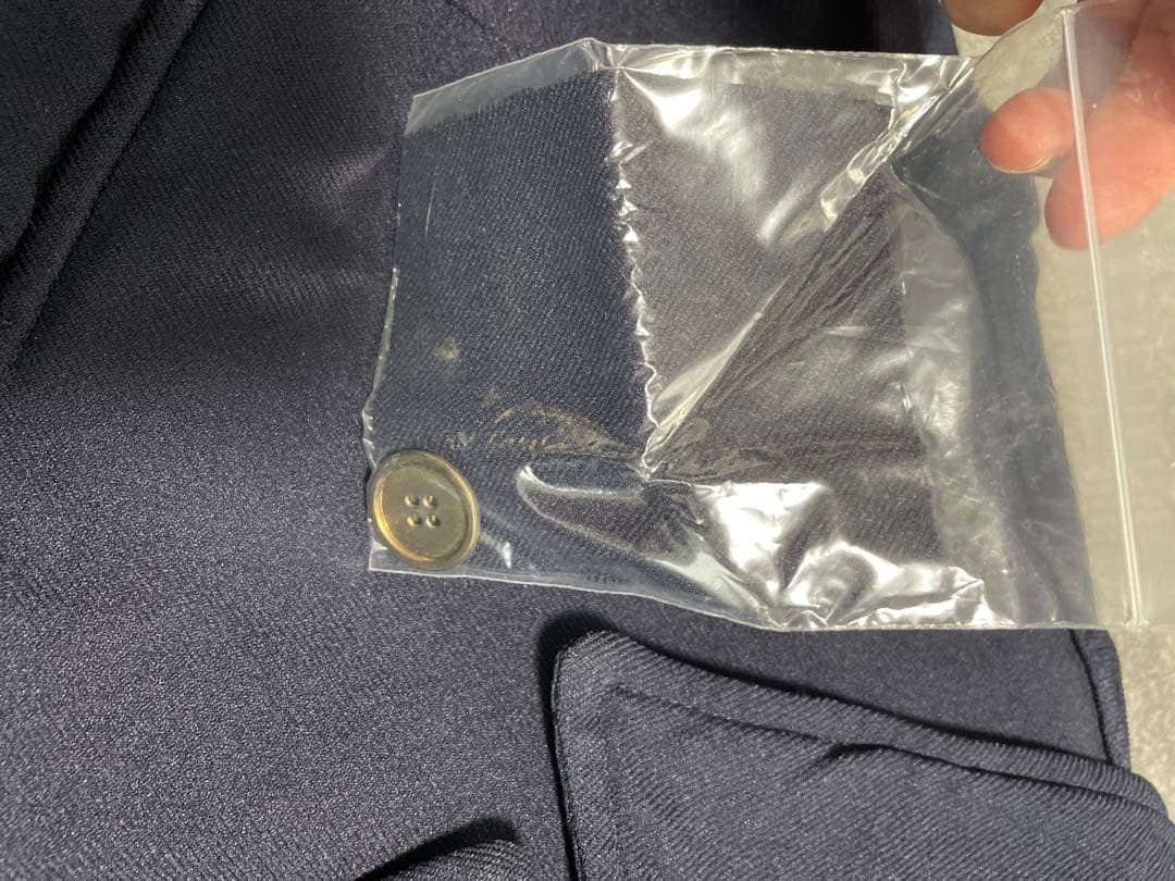 ネイビー クロップドジャケット Mサイズ　コムデギャルソンオムプリュス