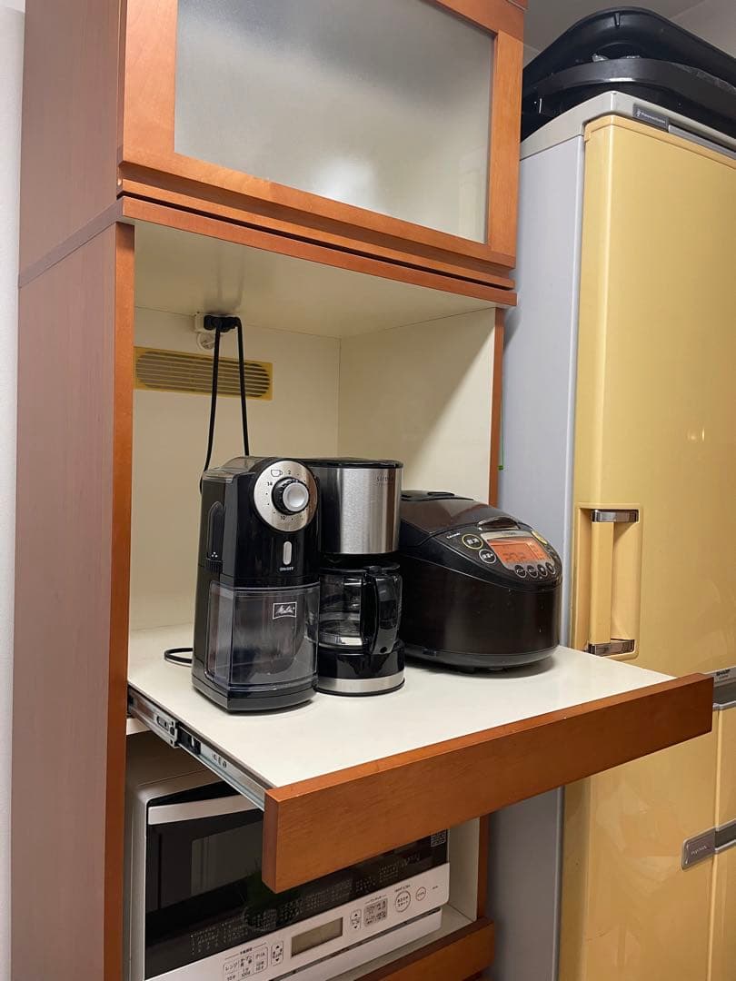 食器棚　キッチン収納　キッチンラック　収納棚　 レンジ台