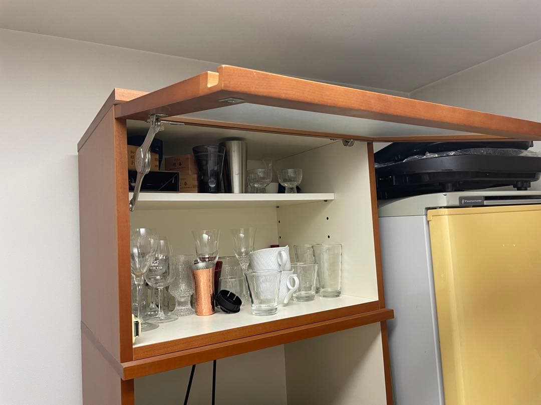 食器棚　キッチン収納　キッチンラック　収納棚　 レンジ台