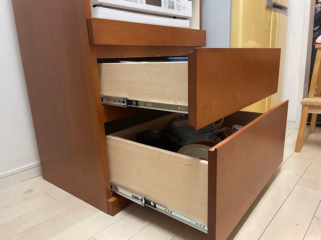 食器棚　キッチン収納　キッチンラック　収納棚　 レンジ台