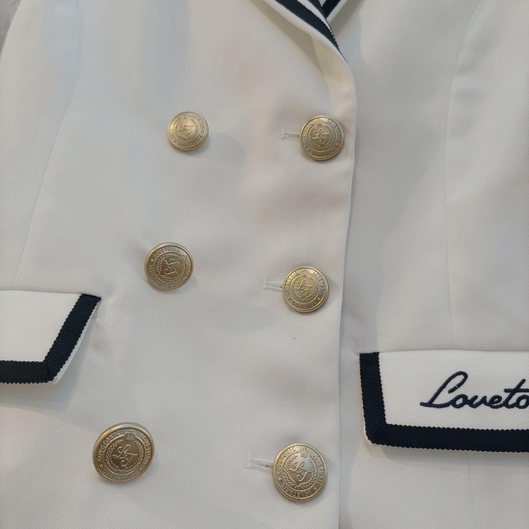 卒服　ホワイトジャケット＆ショートパンツ