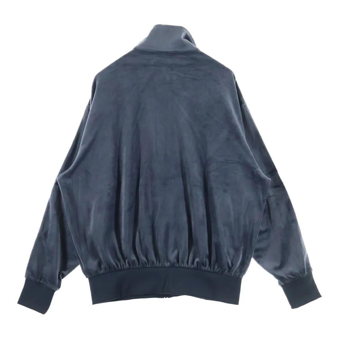 adidas FIREBIRD VELOUR TRACK TOP グレー