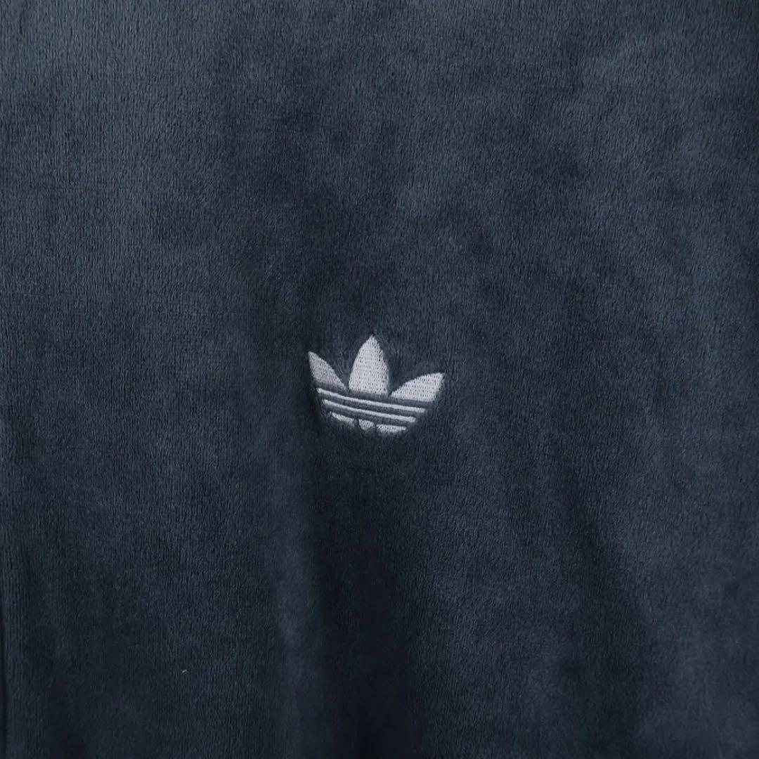 adidas FIREBIRD VELOUR TRACK TOP グレー