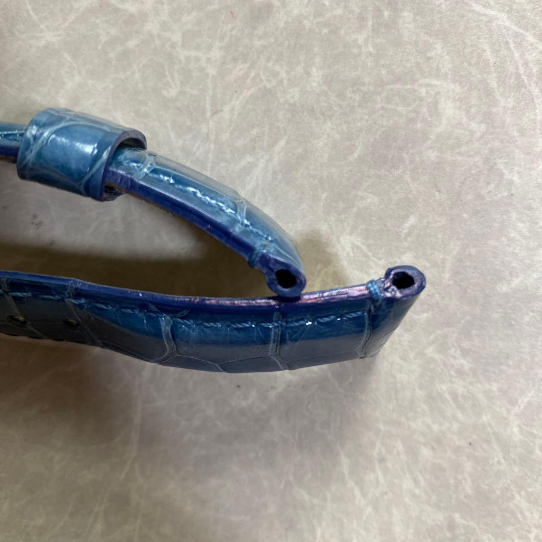 正規品 PANERAI 腕時計 ベルト 新品未使用 水色 ブルー レザー 本革