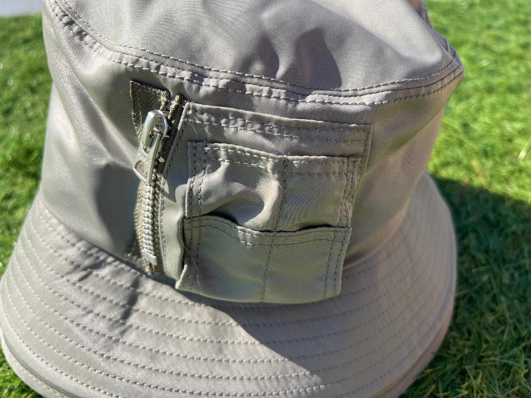 sacai カーキ バケットハット 24-0691S　未使用品