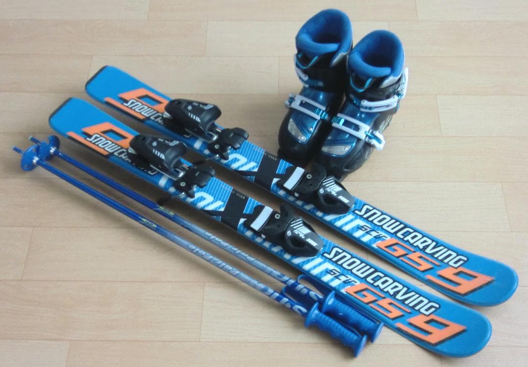 ■■11月限定■送料無料■CARVING■子供用スキーセット90/19■