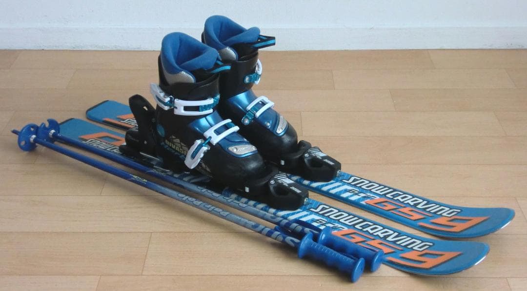 ■■11月限定■送料無料■CARVING■子供用スキーセット90/19■