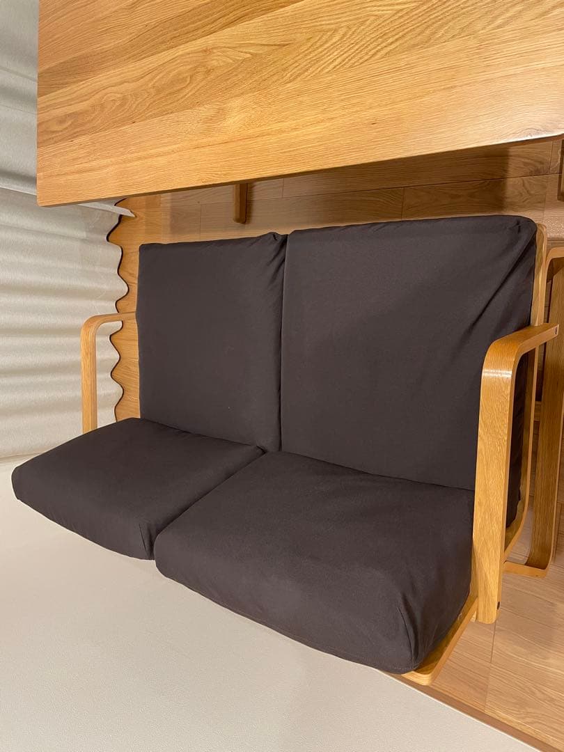 無印良品のダイニングテーブルセットの ダイニングチェア×1 単品です。