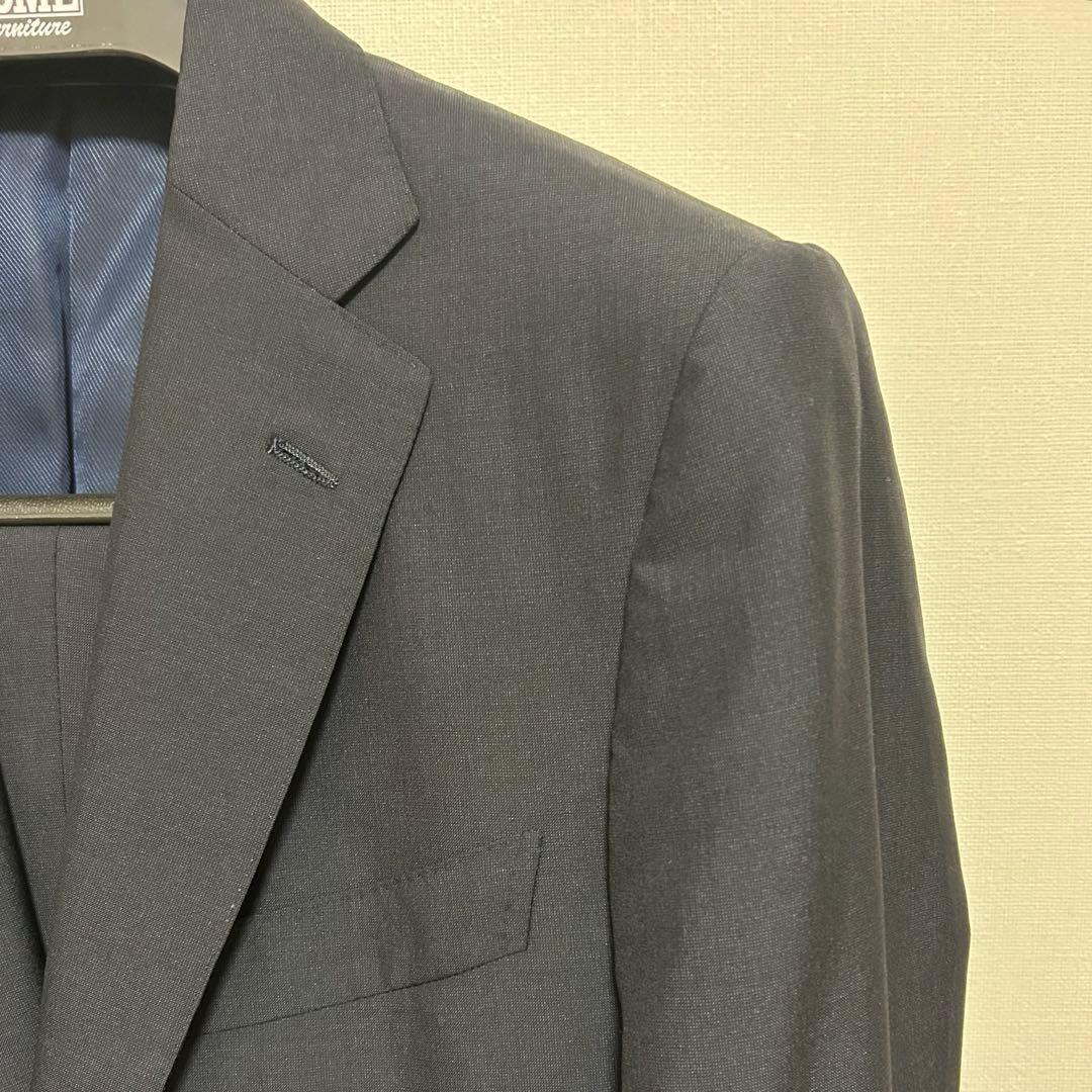 【美品】BEAMS F スーツ Mサイズ　ソリッドネイビー