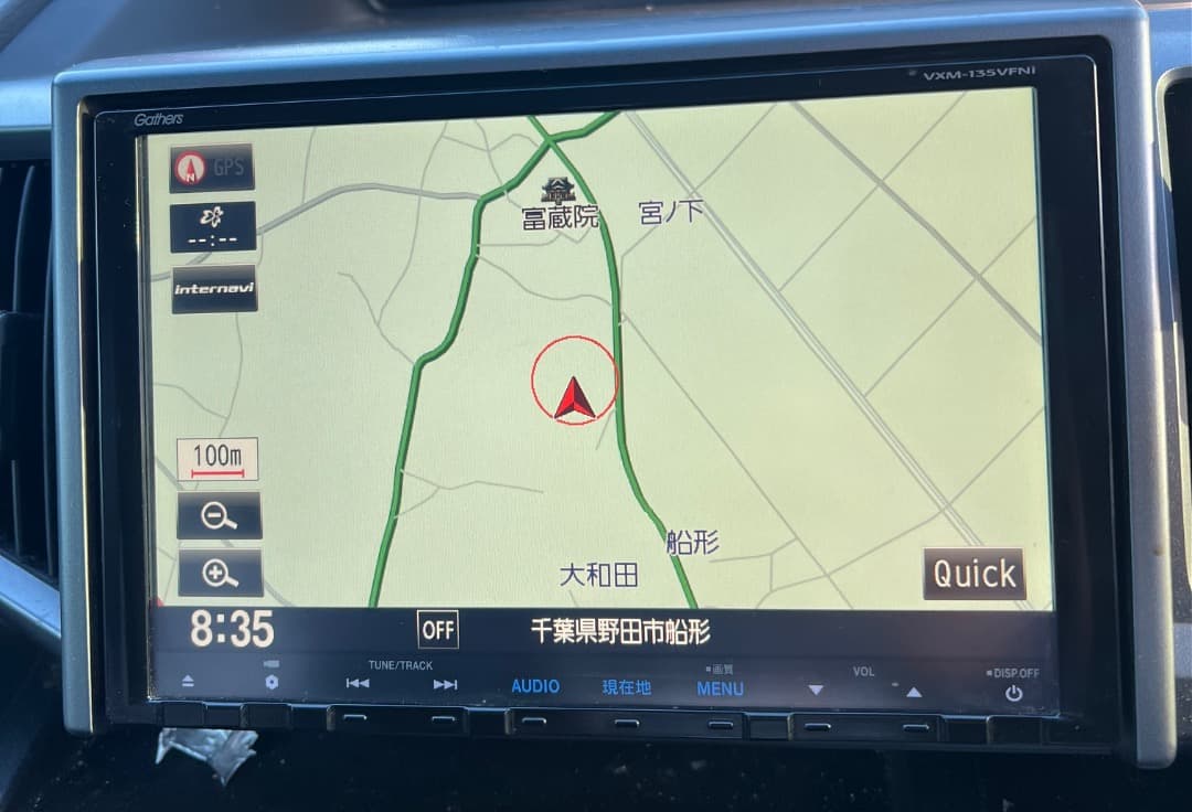 地図データ2015年ホンダ 純正Gathers VXM-135VFNi 9インチ
