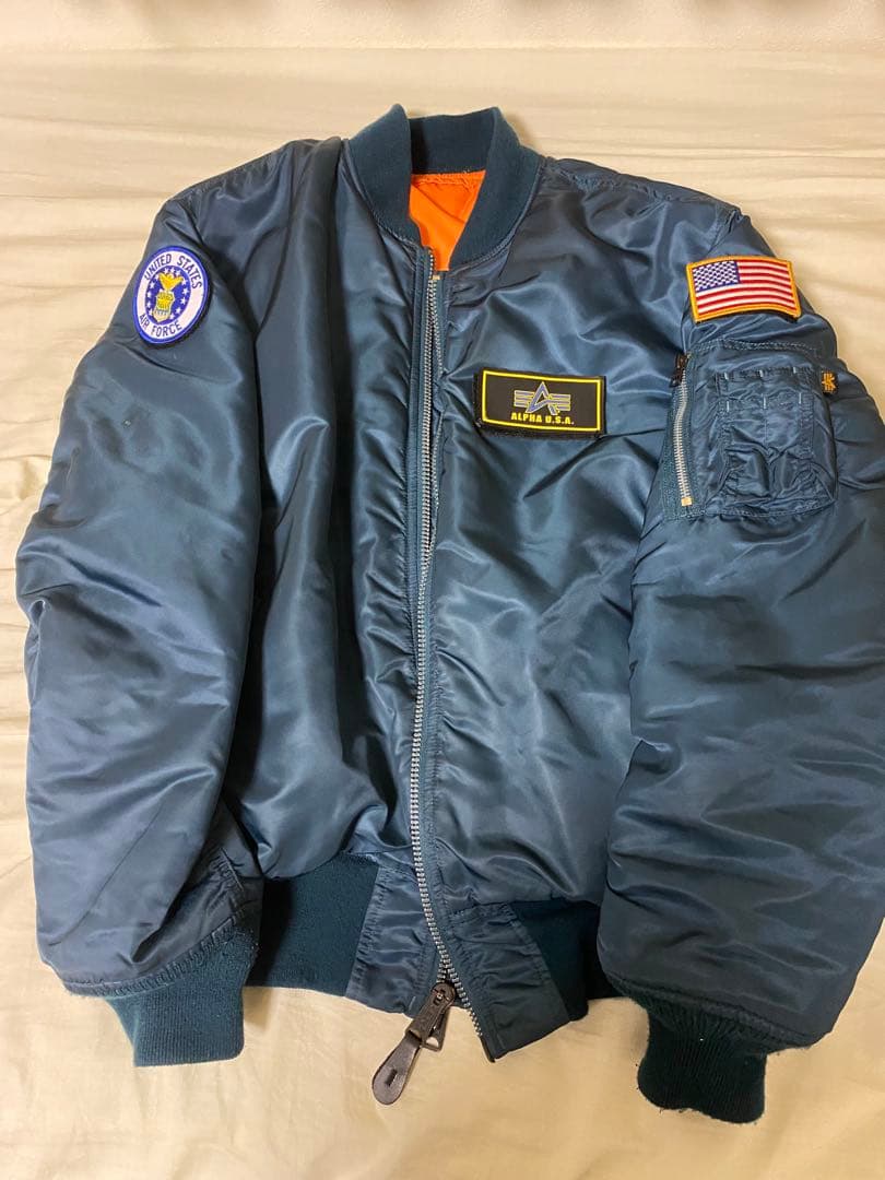 バ*ン様 ALPHA U.S.A. フライトジャケット U.S. AIR FOR