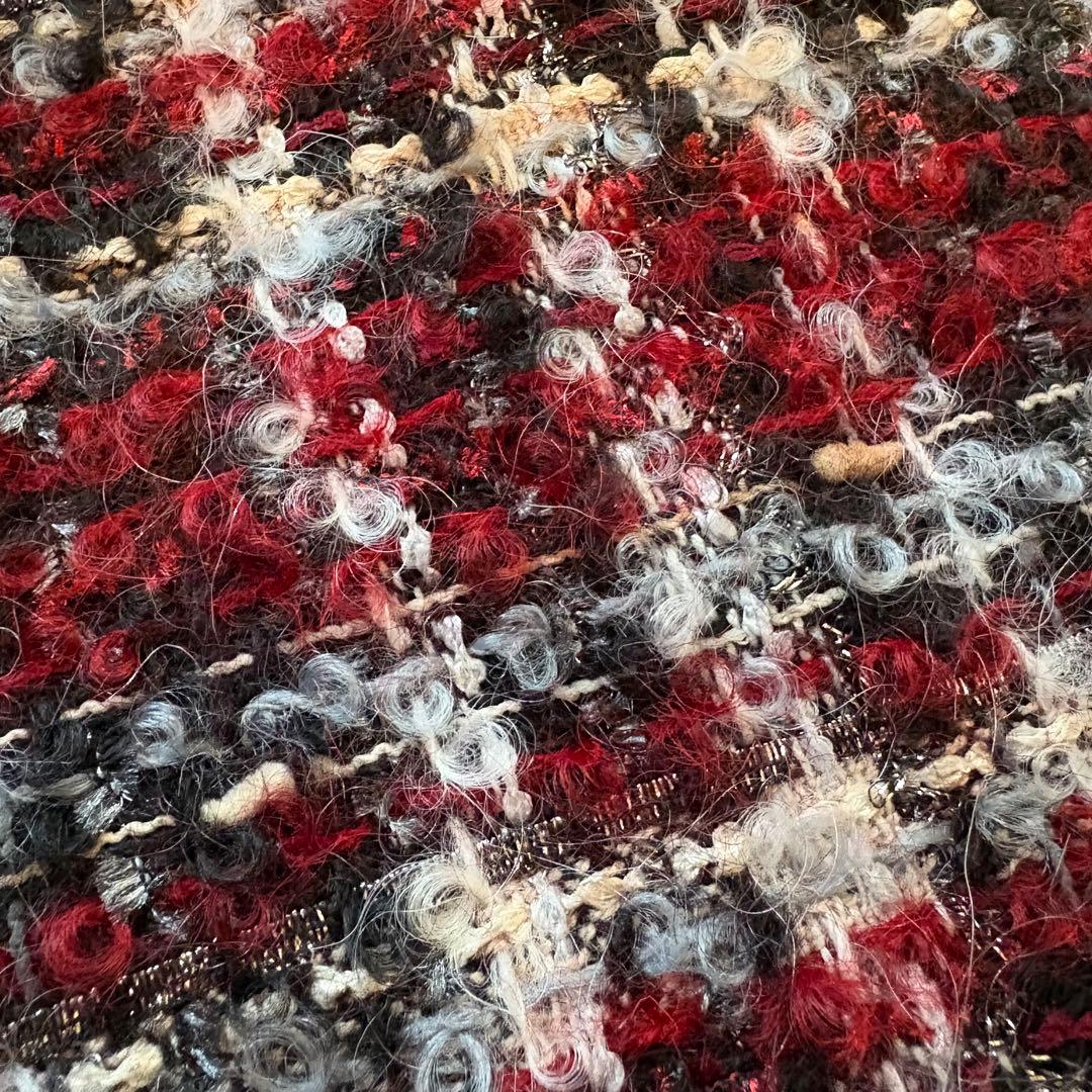 新品✨グレースクラス　2wayフォックスファー付ツイードコート　定価約10万円