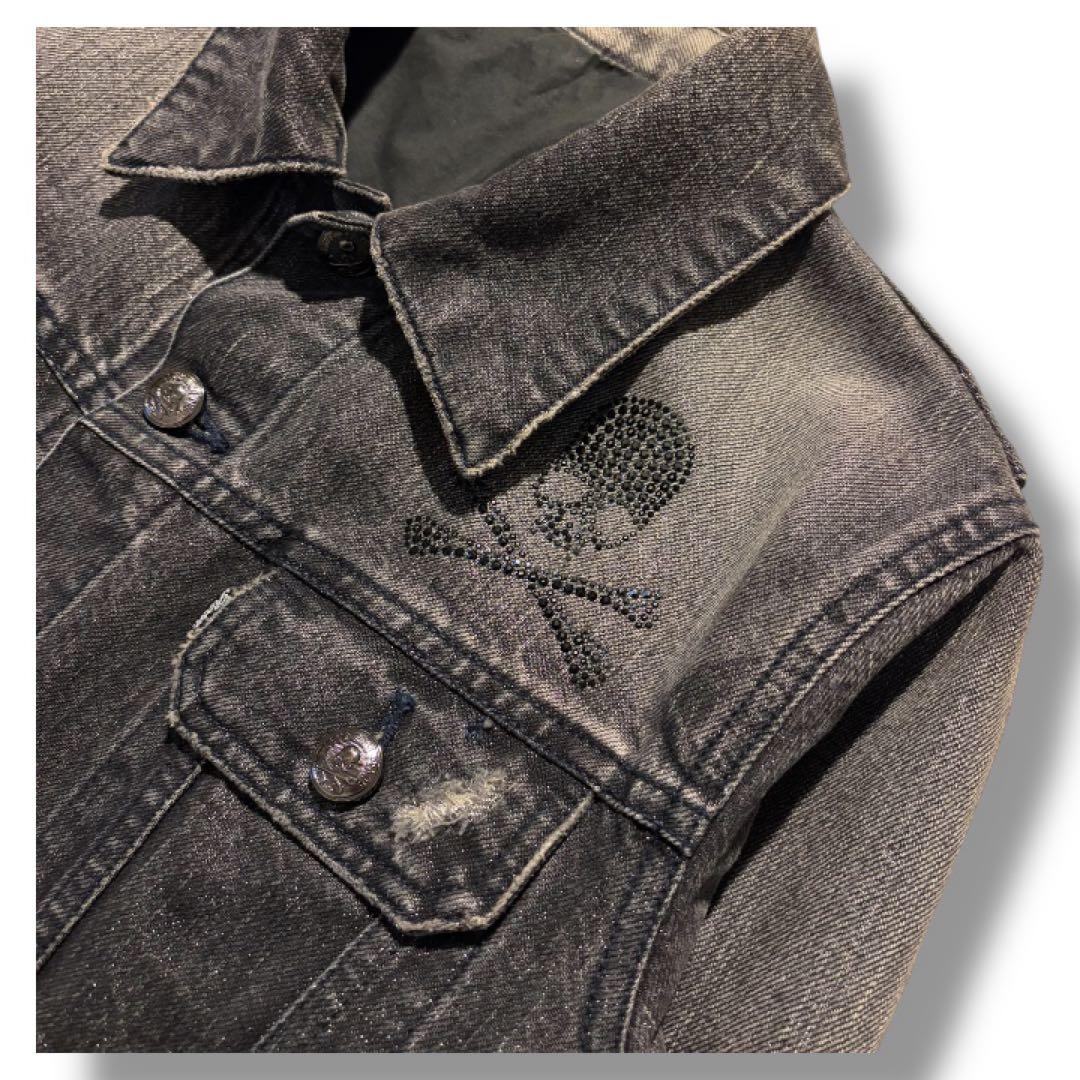 ジャケット・アウター 00s roen coating damage denim jacket y2k