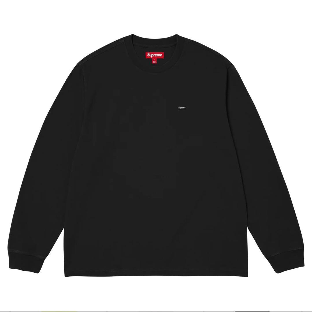 Supreme Small Box L/S TeeブラックL