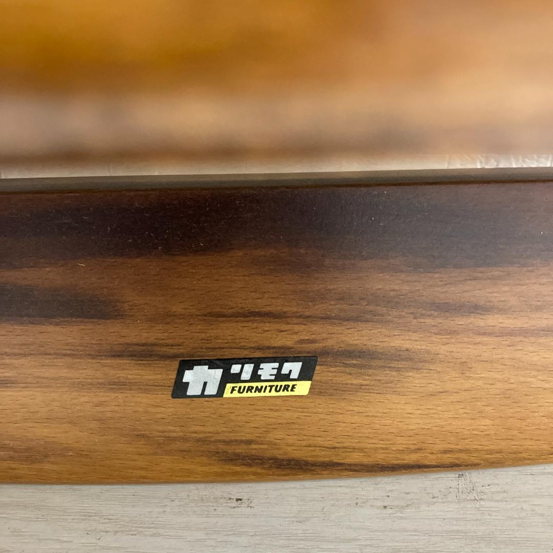 【オールドカリモク】コロニアル　ウォールミラー　壁掛け鏡　レトロ