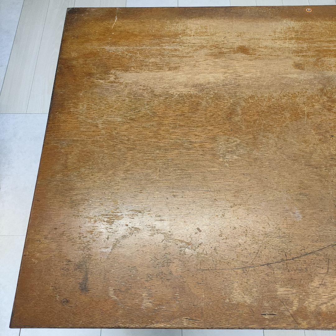 yoshi 木製　机　　勉強机 昔の机　レトロ　昭和　古道具