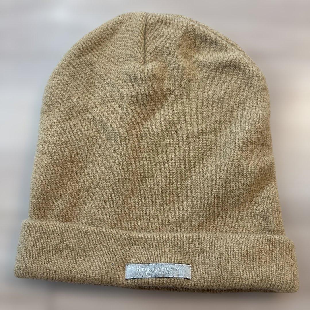 バーバリー ベージュ チェック柄 マフラー 手袋 ニット帽 セット