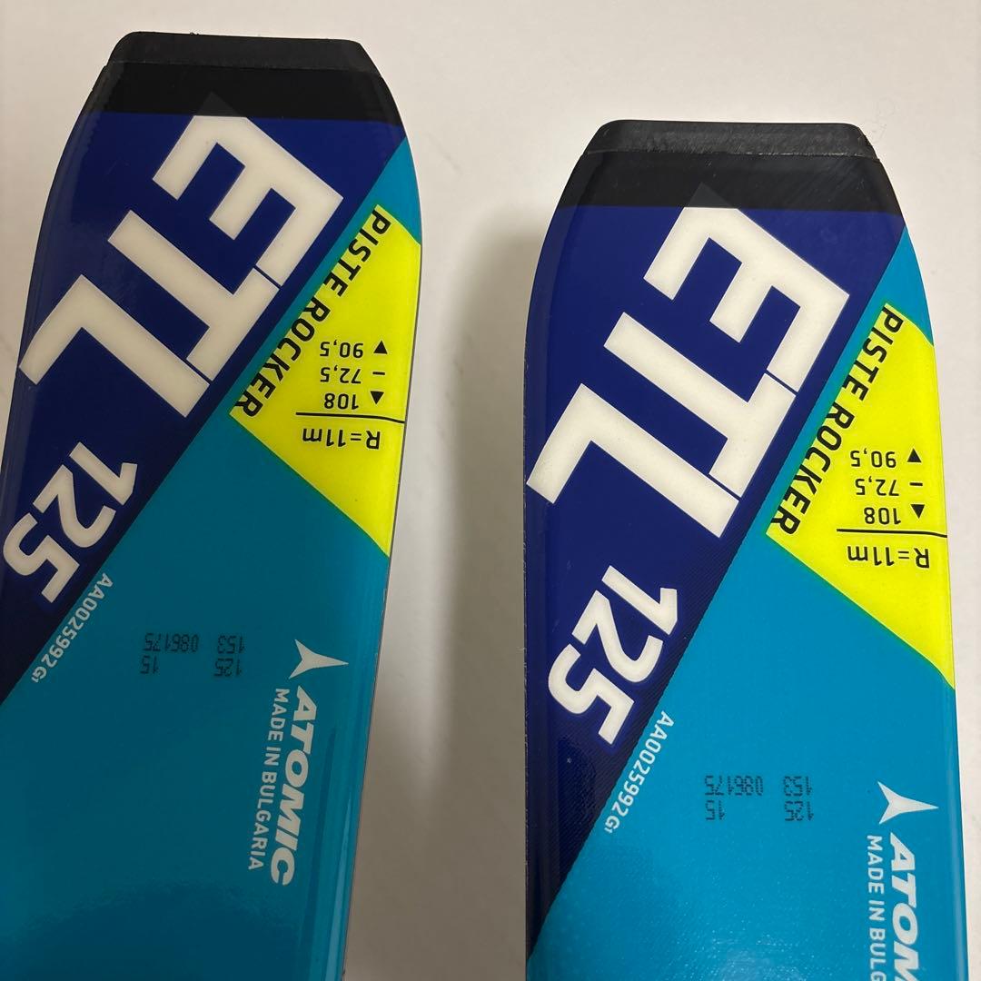 ATOMICブルースター ETL スキー125cm ストック110cmセット