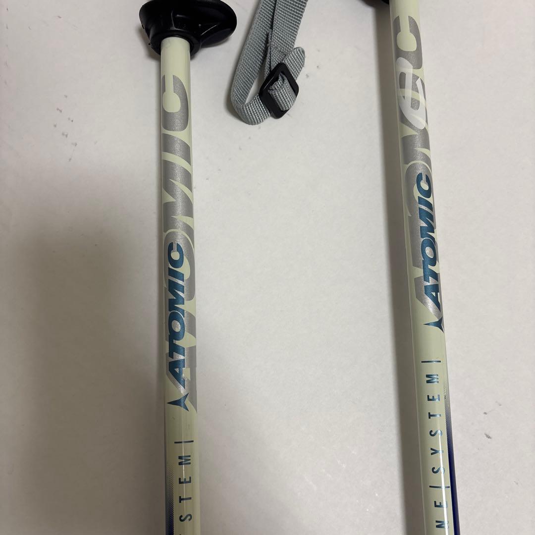 ATOMICブルースター ETL スキー125cm ストック110cmセット