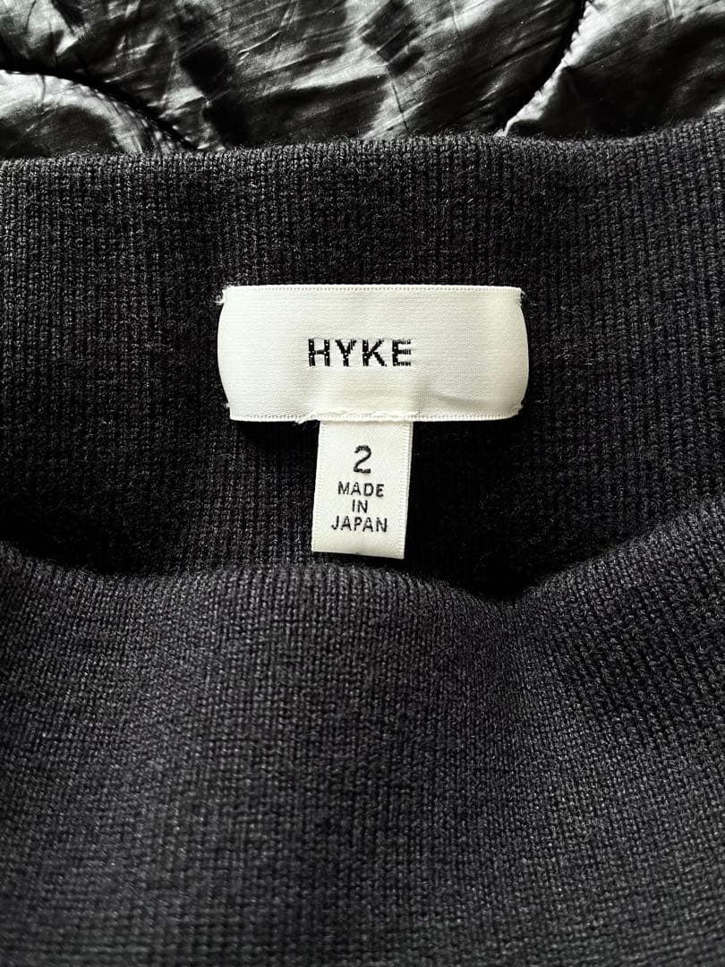 【美品】HYKEハイク キルティングスカート ミリタリー