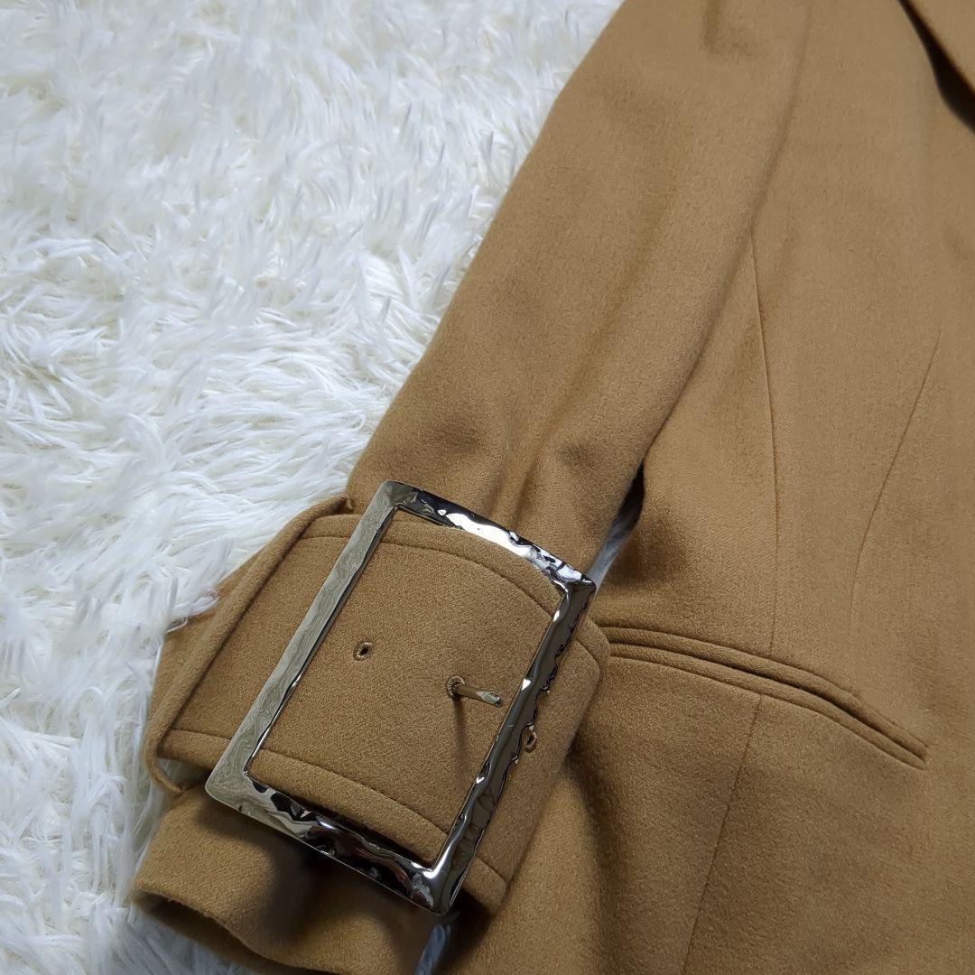 【レア✨未使用】CHRISTIAN DADA ウール ビックバックル コート