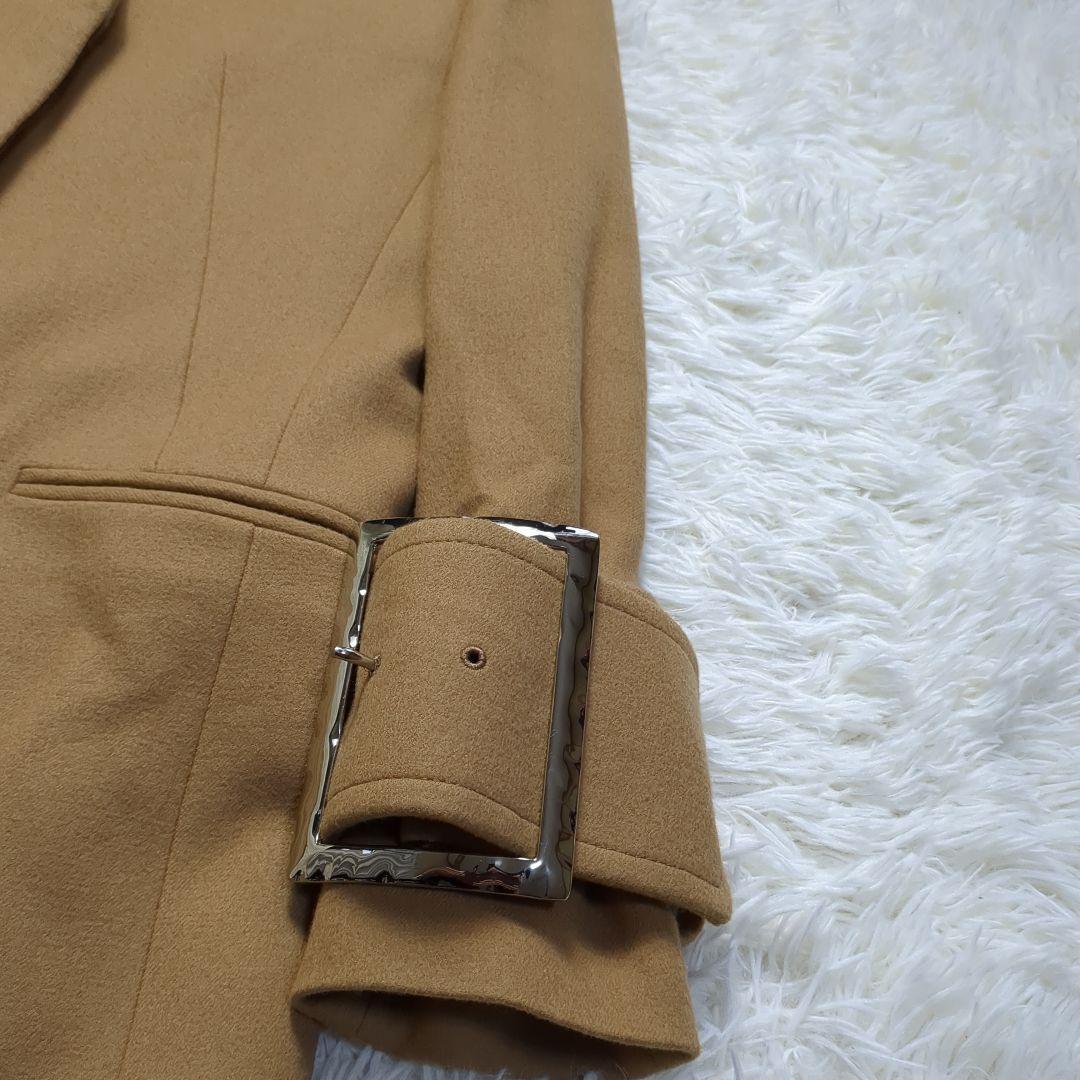 【レア✨未使用】CHRISTIAN DADA ウール ビックバックル コート