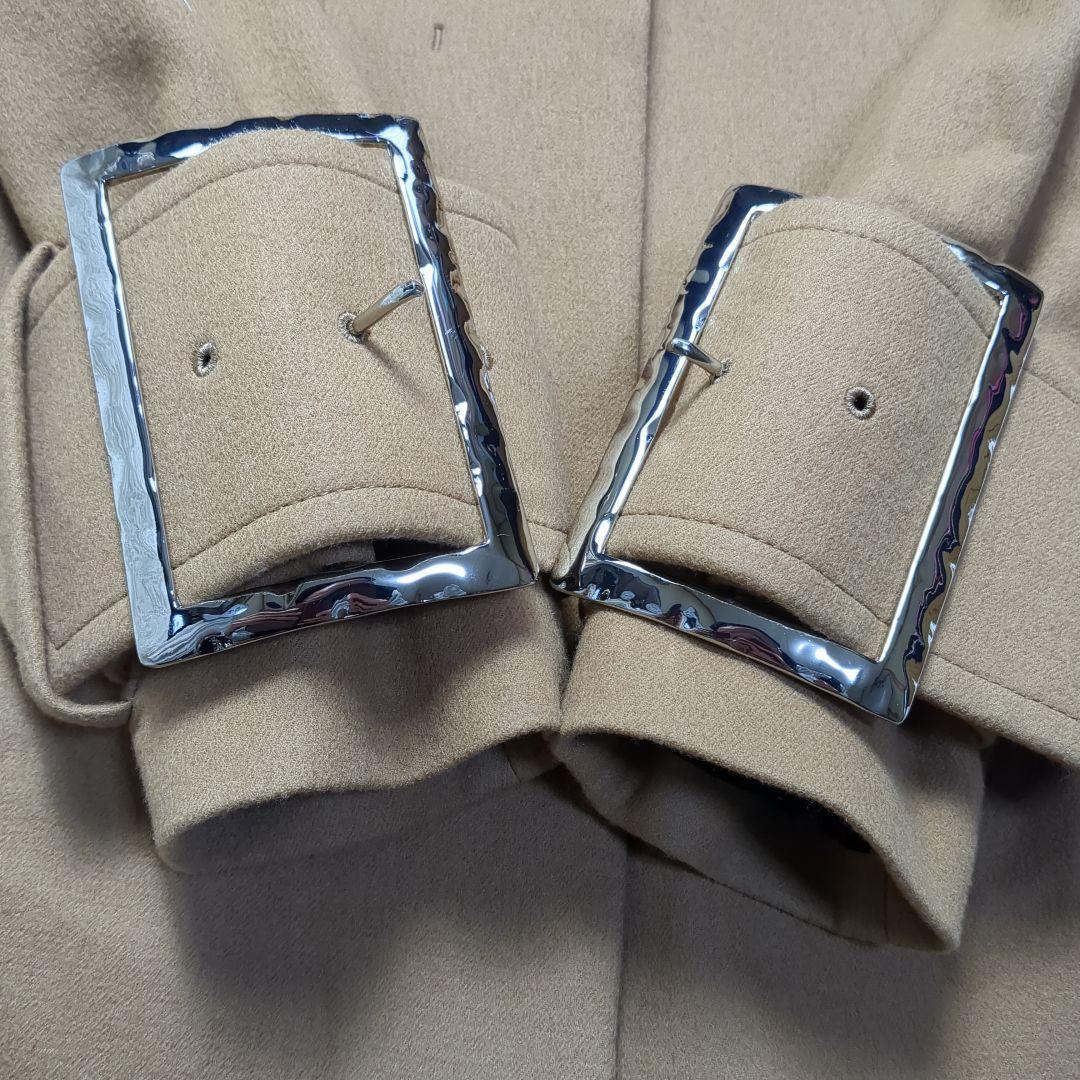 【レア✨未使用】CHRISTIAN DADA ウール ビックバックル コート