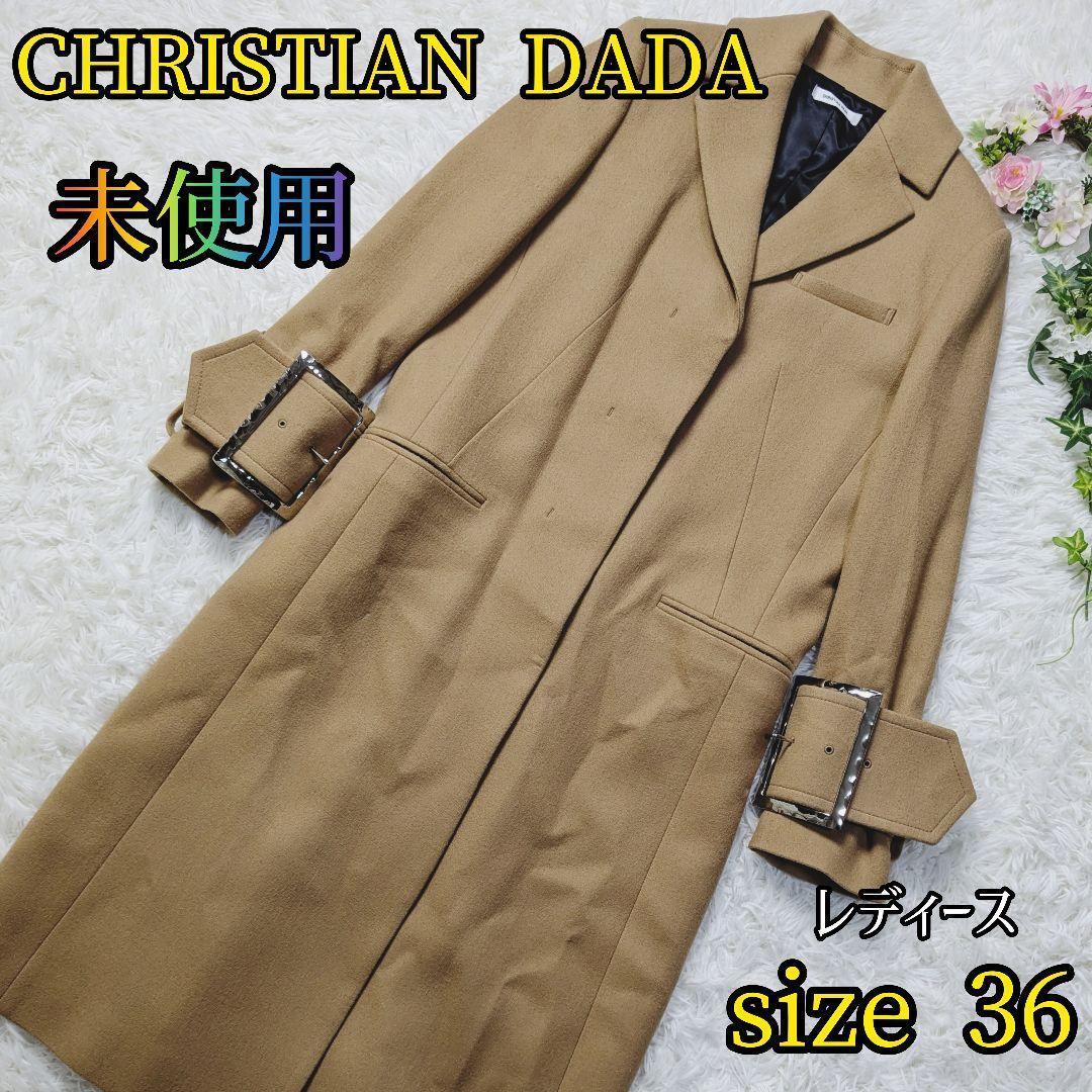 【レア✨未使用】CHRISTIAN DADA ウール ビックバックル コート