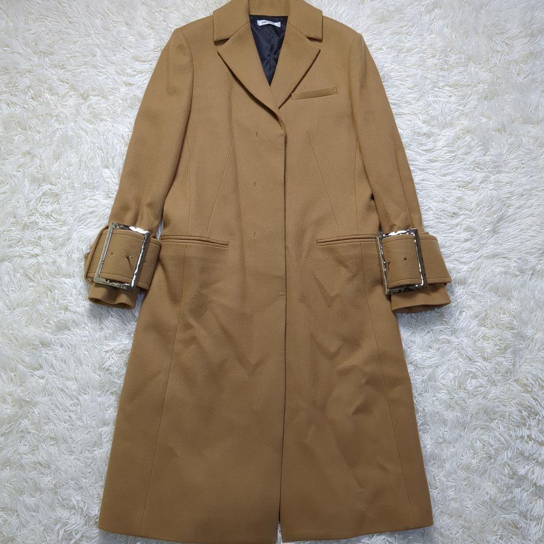 【レア✨未使用】CHRISTIAN DADA ウール ビックバックル コート