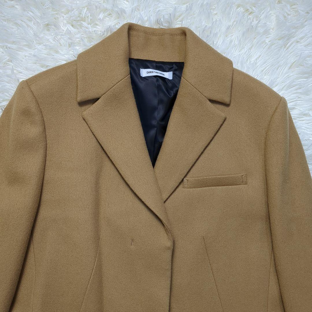 【レア✨未使用】CHRISTIAN DADA ウール ビックバックル コート