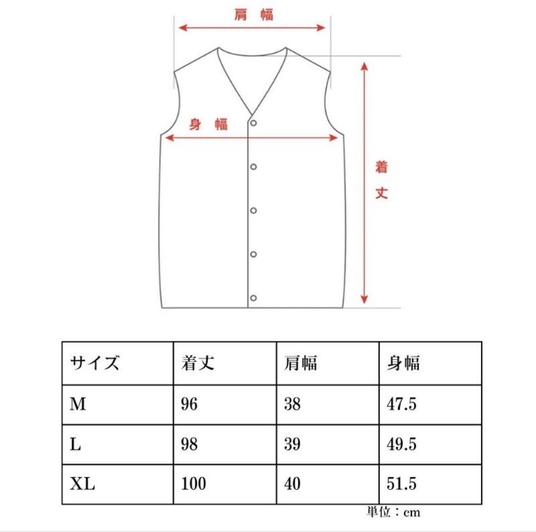 TAION CITY LINE ロングジレ ブラック Lサイズ