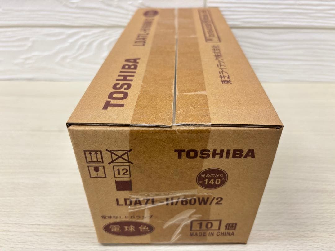東芝ライテックLED電球 一般電球形 E26 配光角度140° 電球色 20個