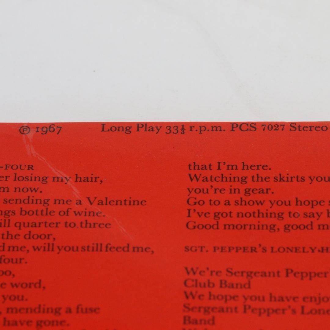 英LP The Beatles Sgt. Pepper's UKオリジ 1st