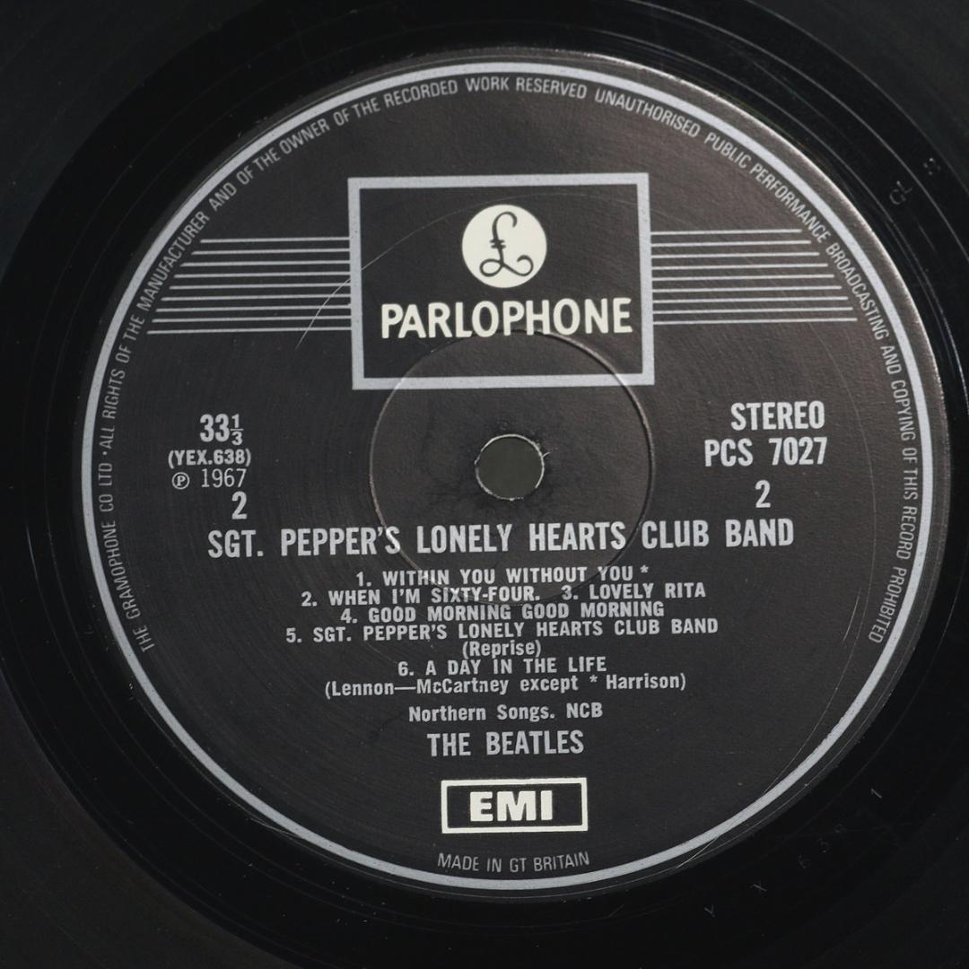 英LP The Beatles Sgt. Pepper's UKオリジ 1st