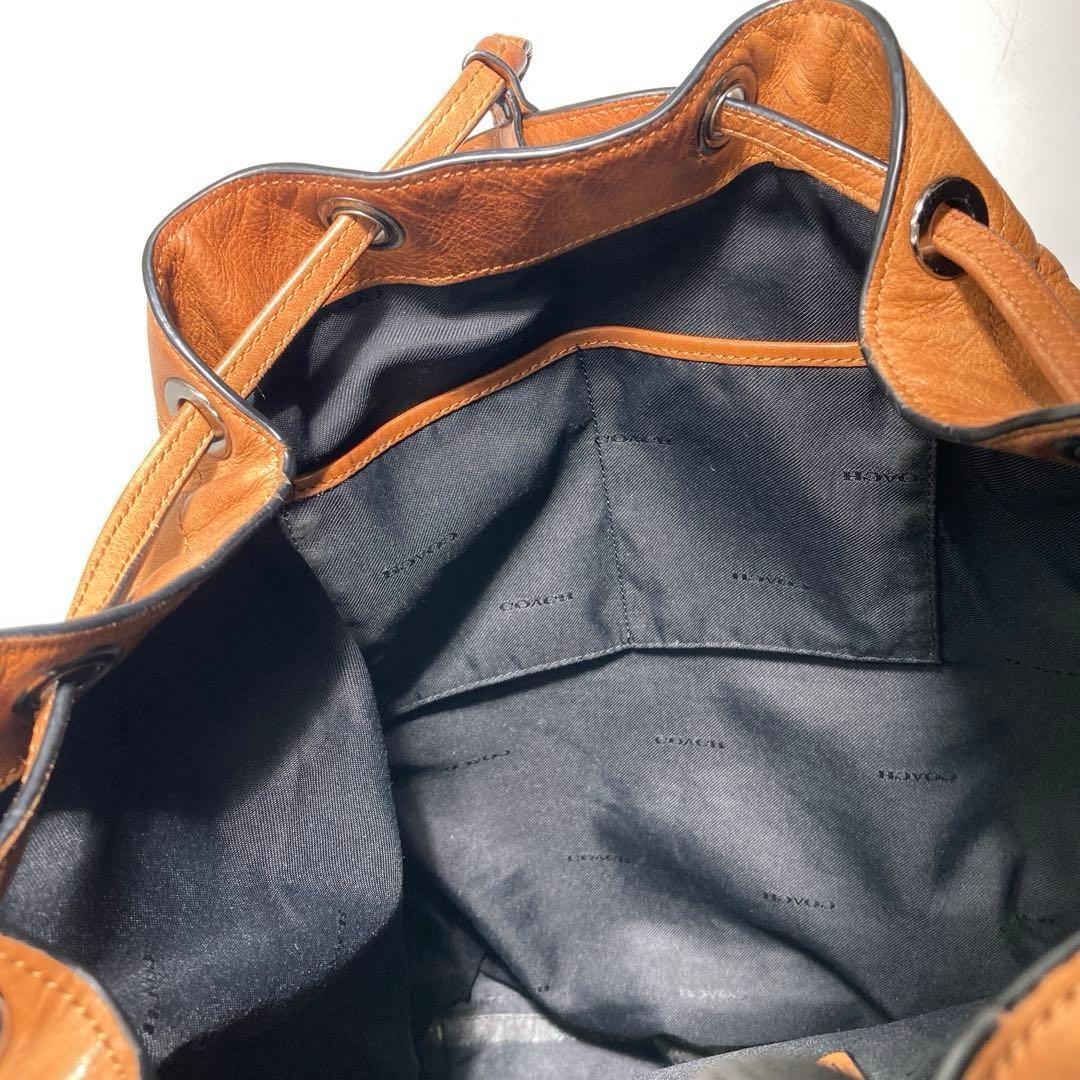 ⭐️希少⭐️COACH コーチ リュック ヌメ革 ベージュ 71743 ブラウン